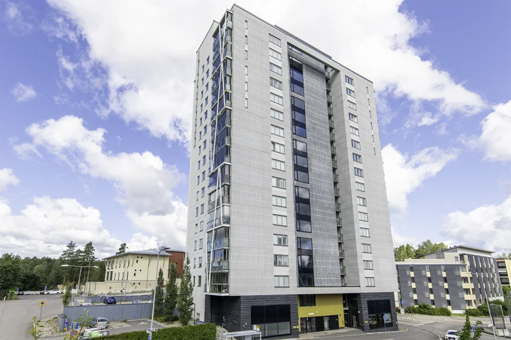 Vantaan Korson valmis AKOwall-kohde - julkisivu