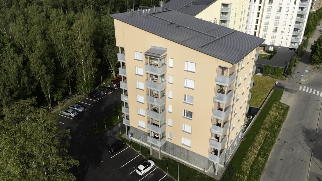 Kerrostalo kohde AKOwall-seinät Järvenpäässä