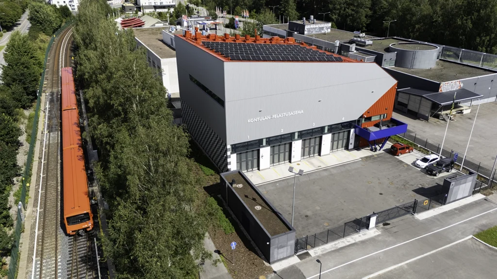 Kontulan paloasema AKOwall-asennuskohde